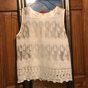 Sheer Anthropologie Top